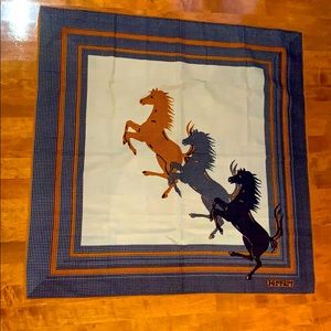 RARE 1970’s FERRARI silk scarf